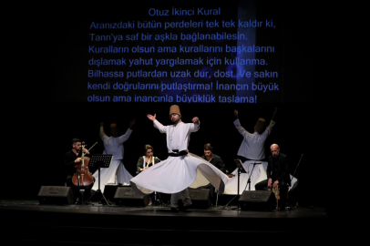 'Şems’in 40 Kuralı' Bursa'da ney tınısıyla hayat buldu