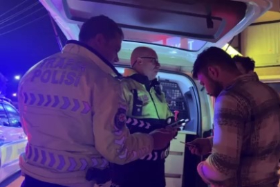 Tehlikeli araç kullandı, yakalandığında alkollü çıktı