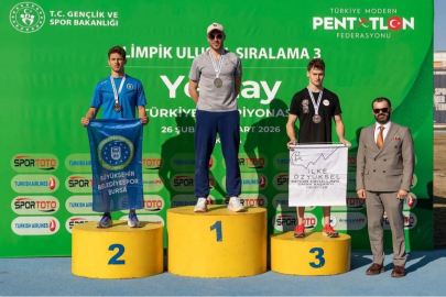 Bursalı sporcu Türkiye ikincisi oldu