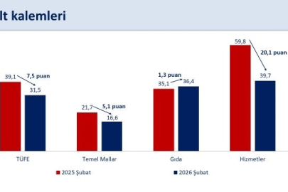 "Şubatta aylık enflasyon yüzde 2,96 gerçekleşti"