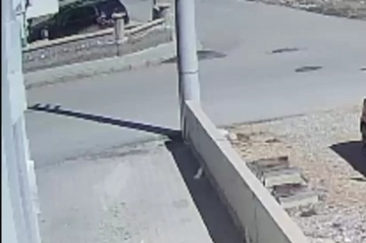 Yolcu otobüsüyle motokurye çarpıştı: 1 yaralı