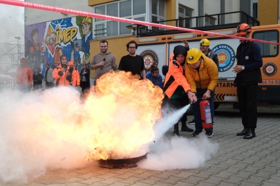 Yıldırım Belediyesi'nden nefes kesen tatbikat