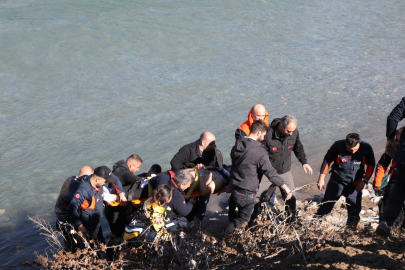 Araç baraj gölüne uçtu: 1 yaralı