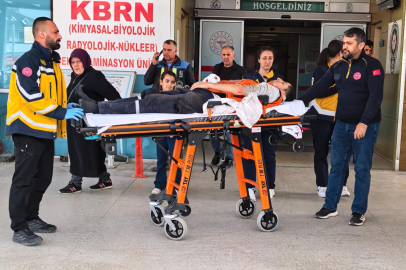 Bıçkı makinesi elini parçaladı