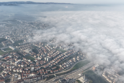 Sis Bursa'nın yarısını yuttu
