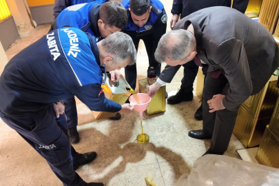 4,5 ton sahte zeytinyağı ele geçirildi