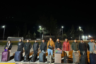 Durdurulan otobüste 11 kaçak göçmen yakalandı