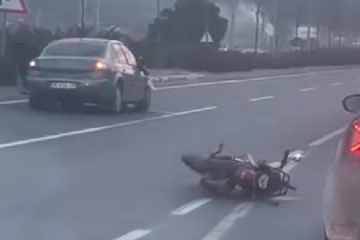 Otomobil ile çarpışan motosikletin sürücüsü hayatını kaybetti