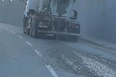 Yola beton döken sürücüye 3 bin TL ceza