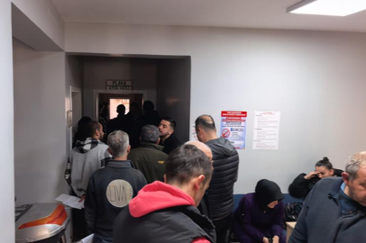 Bursa'da APP plaka denetimi sonrası kuyruk oluştu