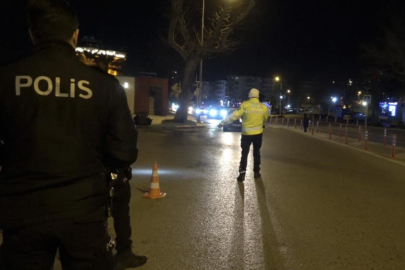 Bursa'da trafikte gece denetimi