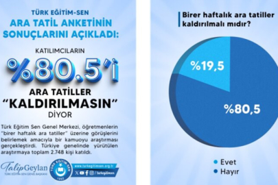 Ara tatil ile ilgili anket sonuçları açıklandı