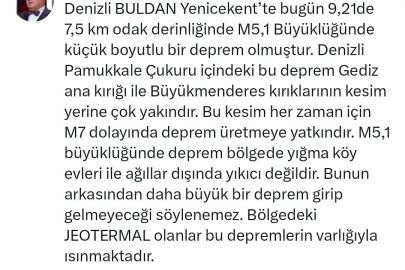 "Bölge M7’lik depreme yatkın"
