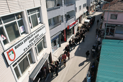 Bursa’da APP plaka izdihamı