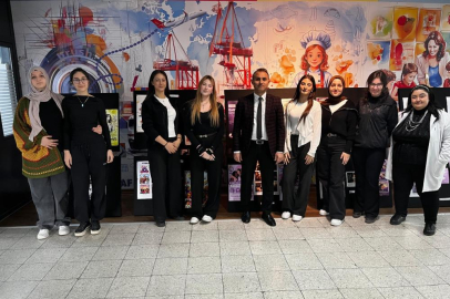 Bursa'da liseli öğrencilerden 8 Mart'a anlamlı sergi