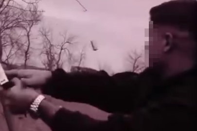 Bursa’da maganda dehşeti kamerada