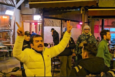 Oyuncu Ufuk Bayraktar ile yürüyüşe katılan kadınlar arasında gerginlik