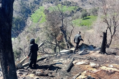 Yanan evden parasını kurtarmak isterken ağır yaralandı