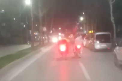 Bursa'da 'dur' ihtarına uymayan motosikletli yakalandı