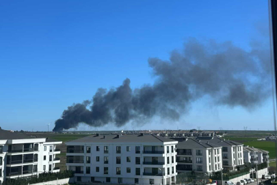 Geri dönüşüm tesisinde yangın