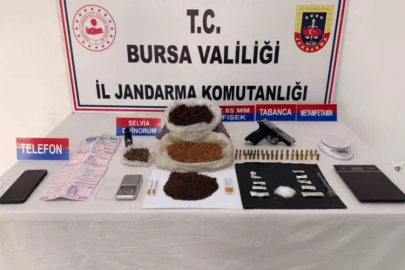 Bursa’da Jandarma’dan uyuşturucu tacirlerine darbe