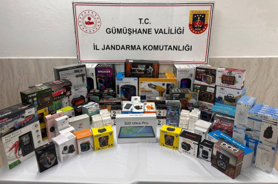 Jandarma 500 bin TL değerinde kaçak ürün ele geçirdi