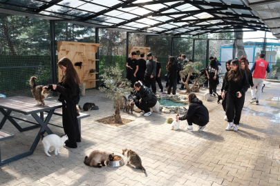 Gençerlerden patili canlara ziyaret