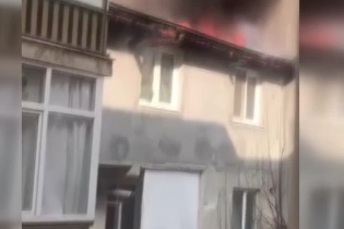 Bursa'da çatı yangını paniği