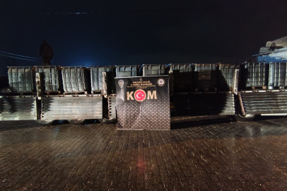 21 bin litre kaçak akaryakıt ele geçirildi