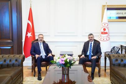 Bakan Fidan’dan Bakan Çiftçi’ye "hayırlı olsun" ziyareti