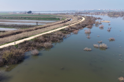 Karacabey çiftçisi yeni sezon ekimleri için suların çekilmesini bekliyor
