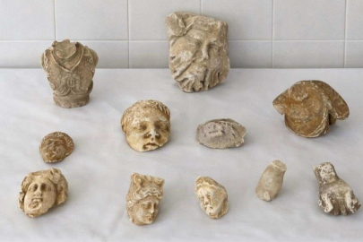 Roma dönemine ait heykel parçalarıyla yakalanan 5 şüpheli gözaltına alındı
