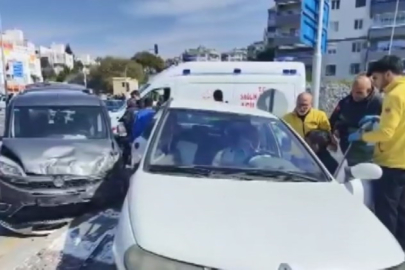 Ters yönden çıkınca kaza kaçınılmaz oldu