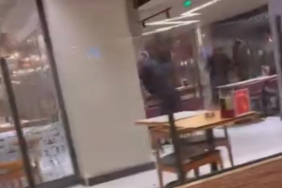 Bursa'da restoran savaş alanına döndü, camlar ve çerçeveler indi