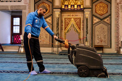 Yıldırım'da camilere bayram temizliği