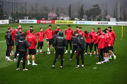A Milli Futbol Takımı, Romanya maçı hazırlıklarını sürdürdü