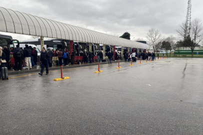 Bursa'da bayram tatili dönüş yoğunluğu başladı