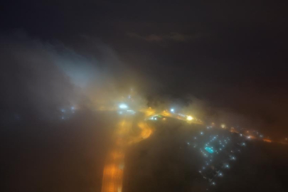 Bursa’da sis: Mudanya yolunda görüş mesafesi düştü