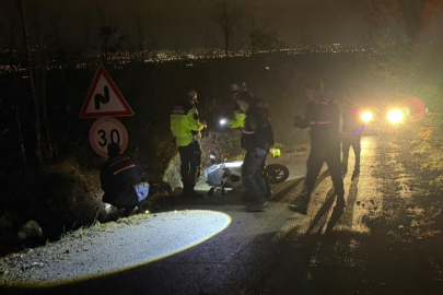 Bursa'da kontrolden çıkan motosiklet devrildi: 1 ölü