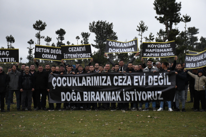 Köylülerden meraya yapılması planlanan cezaevine tepki