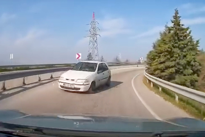 Ters yönde seyir eden araç faciaya davet çıkardı