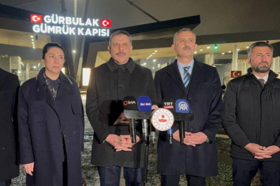 İçişleri Bakanı Çiftçi sınırın sıfır noktasından duyurdu