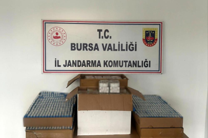 Bursa'da kaçak sigara operasyonu: 37 bin adet kaçak sigara ele geçirildi
