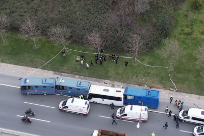 İstanbul'da 4 cezaevi aracı kaza yaptı