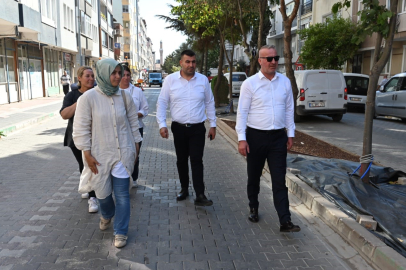 Karacabey'de park ve bahçelerde göz dolduran çalışmalar