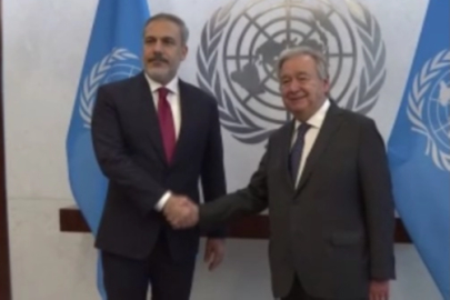 Bakan Fidan, Birleşmiş Milletler Genel Sekreteri Guterres ile görüştü