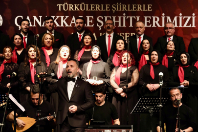 Çanakkale ruhu türkülerle yaşatıldı