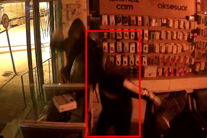 Parke taşıyla camları kırıp iş yerini soyanlar tutuklandı