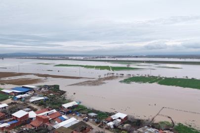 Bursa'da tarım arazileri sular altında kaldı
