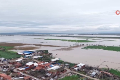 Bursa'da tarım arazileri sular altında kaldı